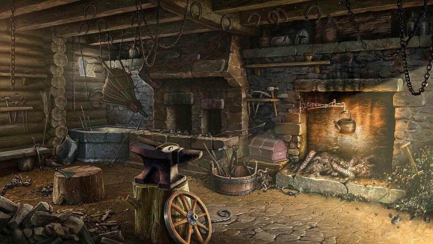 Средневековая кузница арт. Кузнец wow art. Кузня игра. Средневековье арт. Кузня дварфов днд.