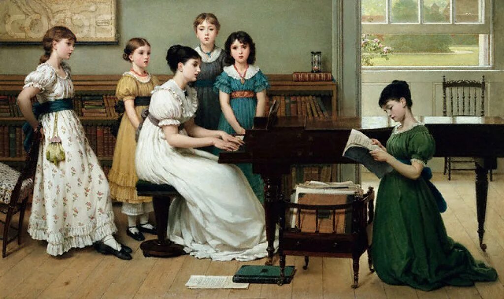 Джордж Данлоп Лесли. Английский художник George Dunlop Leslie(1835-1921). Художник Джордж Данлоп Лесли. Английский художник Джордж Данлоп Лесли 1838–1921 -. Воспитание дворянству