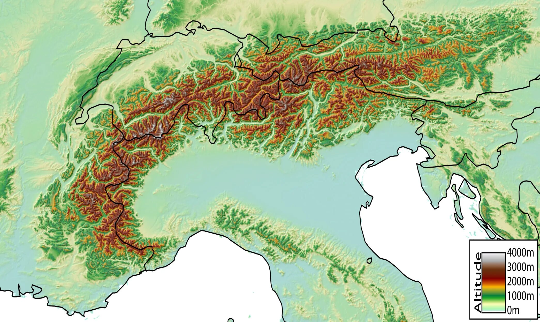 Горы Альпы на карте Европы. Альпы Монблан на карте. Геологическая карта Альп.