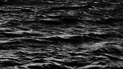 3840x2160 Wallpaper waves, water, black.