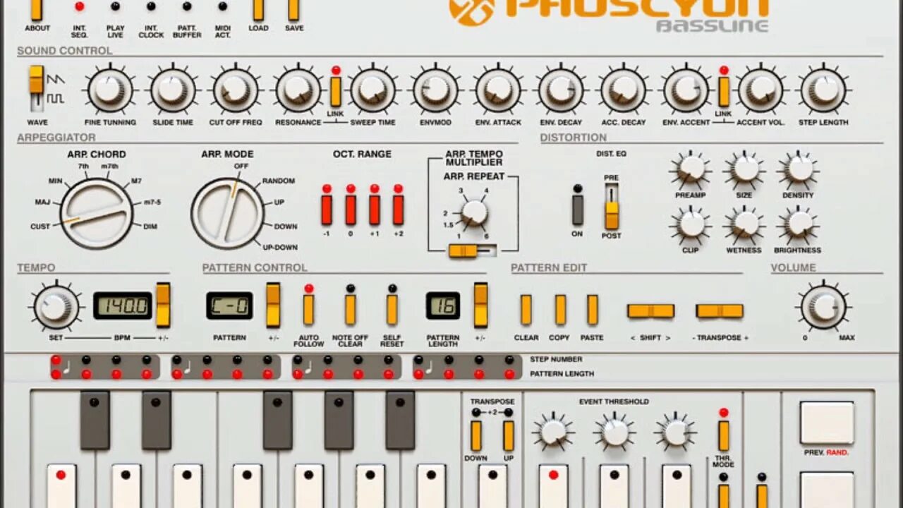 D16 Group VST. D16 VST. Phoscyon Bassline. Phoscyon-1.9.5. Максимально возможный звук