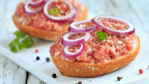 Бутерброды с фаршем