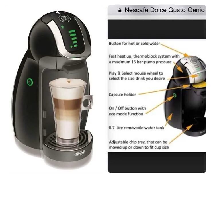 Dolce gusto как пользоваться. Капсульная кофемашина Nespresso Dolce gusto. Krups Nescafe Dolce gusto Genio s капсулы. Кофеварка капсульная Dolce gusto инструкция. Nespresso Dolce gusto кофемашина.