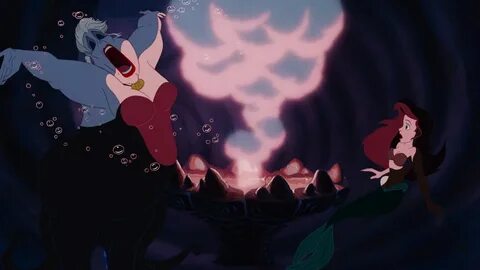 Jodi Benson and Pat Carroll in The Little Mermaid (1989) .