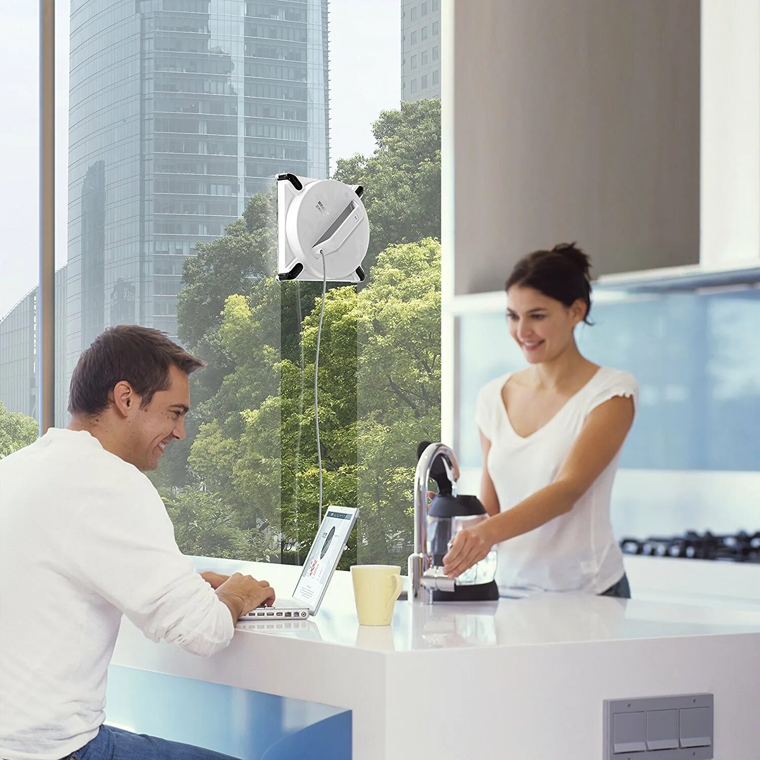 Windows clean robot
