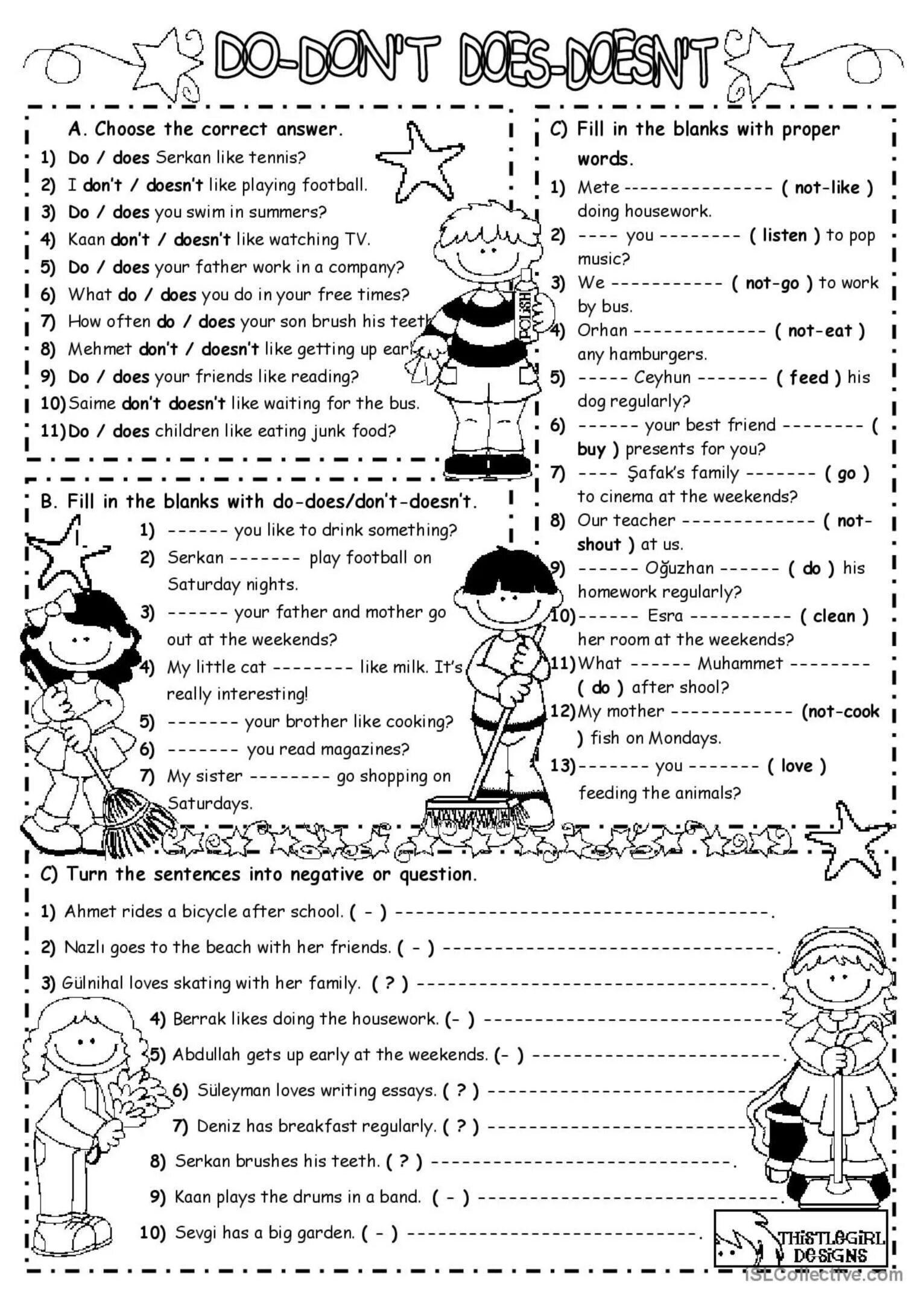 Doesn t it ответ. Do does упражнения worksheet. do does упражнения 3 класс worksheet. do does don&#039;t doesn&#039;t упражнения. dont doesnt в английском задания.