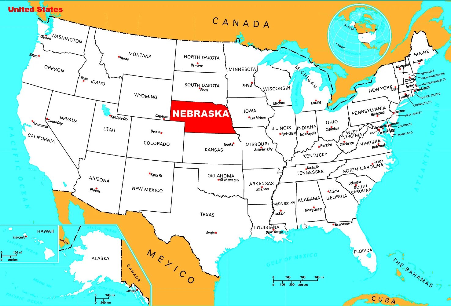 Where is north