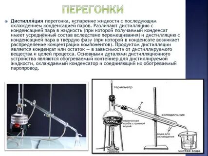 Дистилляция какой процесс