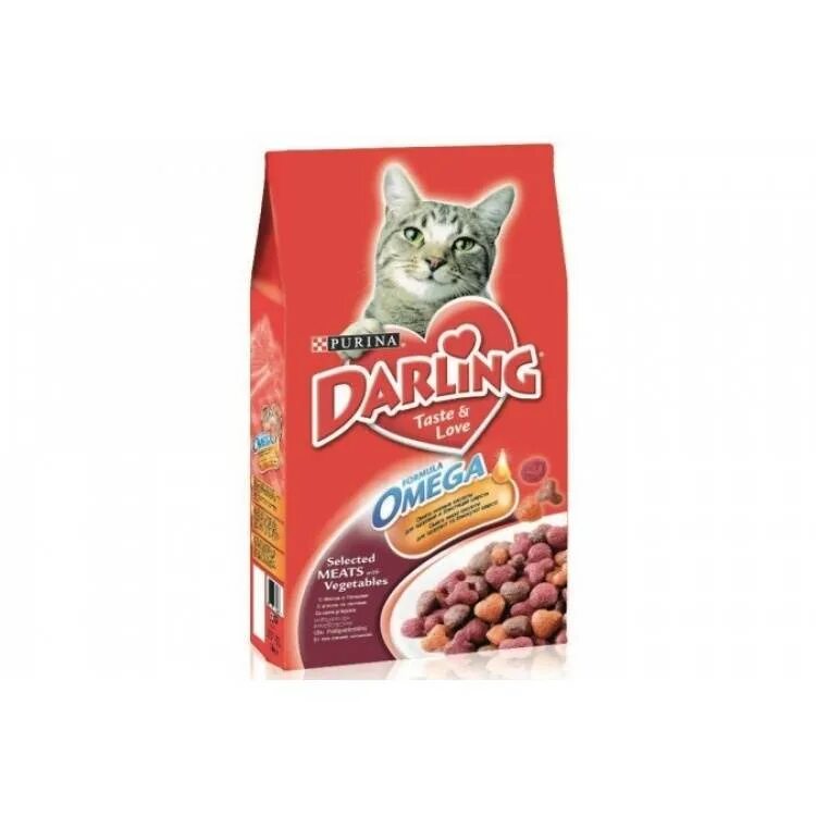 Корм для кошек дарлинг купить. Кошачий корм Дарлинг Пурина 2 кг. Корм для собак Пурина Дарлинг. Purina Darling для кошек. Корм Darling сухой для кошек мясо овощи 2кг.
