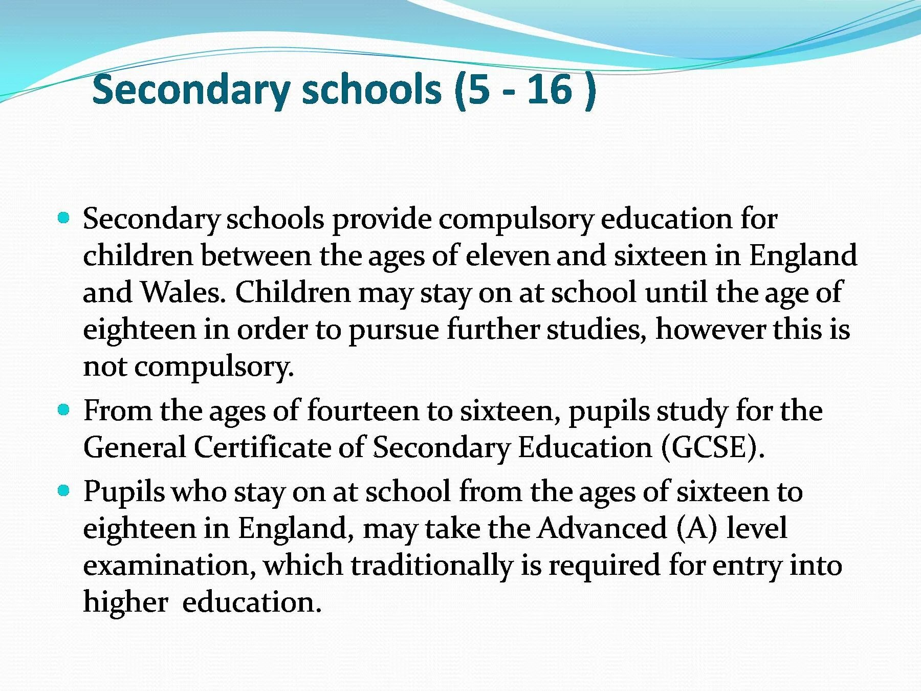 Compulsory Education презентация. Compulsory Education in England. Secondary Education in the uk POWERPOINT. Compulsory Education Wales. Compulsory age