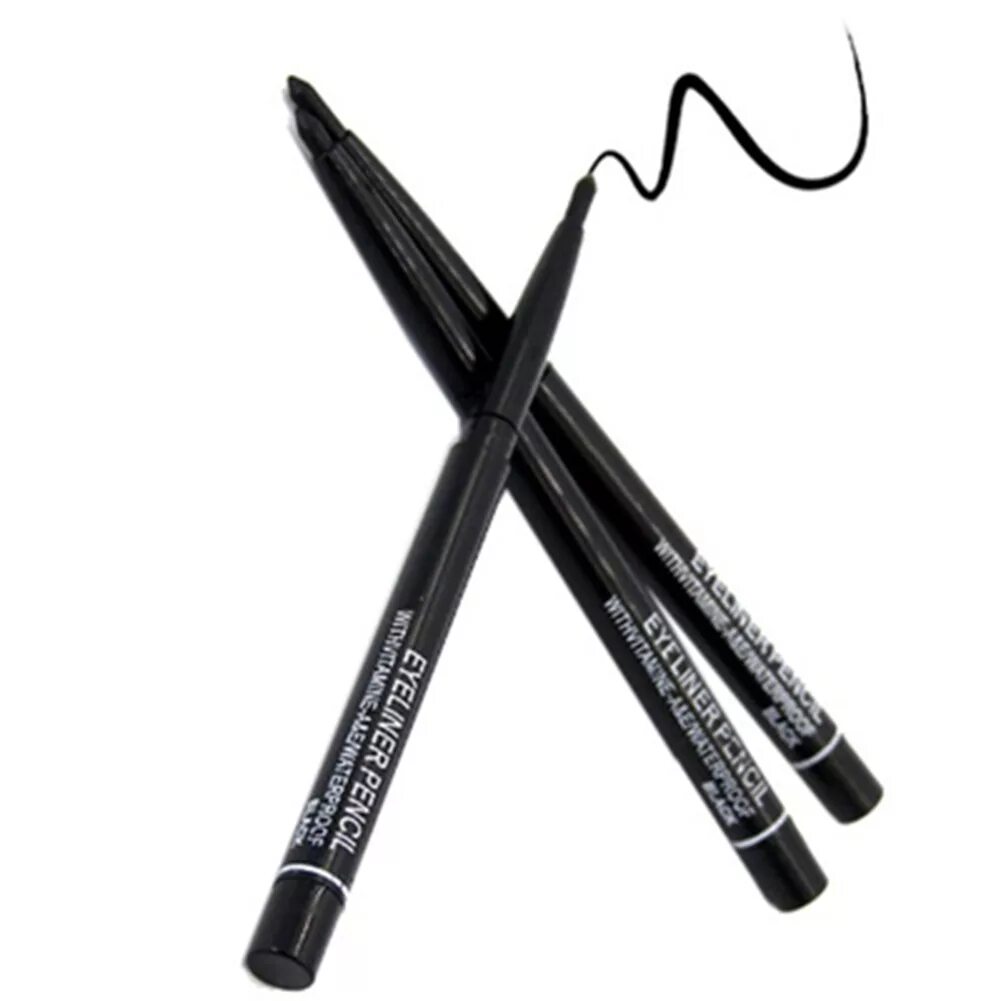 Карандаш eyeliner. Topface карандаш для глаз Waterproof Eyeliner. Retractable Eyeliner карандаш для век водостойкий для глаз. Подводка глаз карандашом. Черная подводка карандашом.