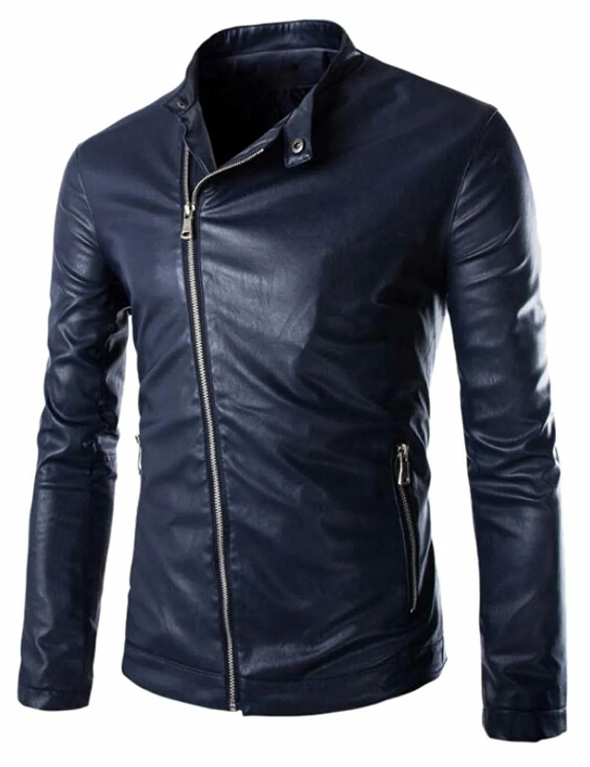 Кожаная куртка слим фит. Куртка MCR Slim Fit мужская кожаная синяя. Куртка David Outwear Salvador Leather Jacket. Кожаная куртка мужская на молнии.