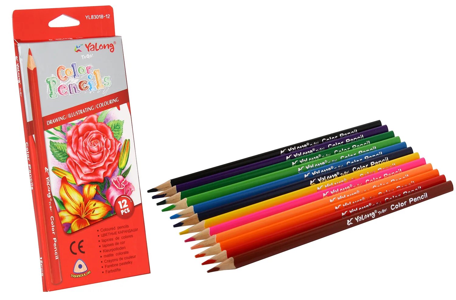 Цветные карандаши Yalong to go. Карандаши цветные Yalong 12 цветов. Карандаши цветные 12цв "Supersoft. Замки". Yalong Color Pencil to go! Yl81500 трехгранные.