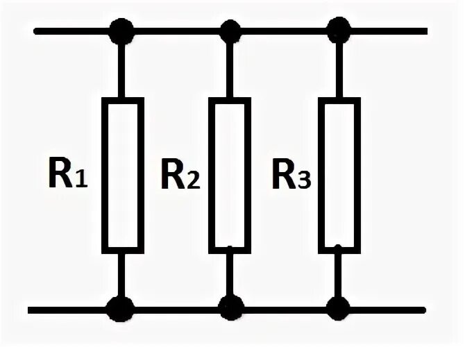 5 одинаковых резисторов соединены параллельно. Сопротивление 14 ом. 14 Ом.