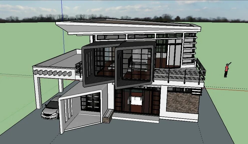 Скетчап проект дома. Дом в sketchup. проекты в скетчап. архитектура проект скетчап. ревит и скетчап.