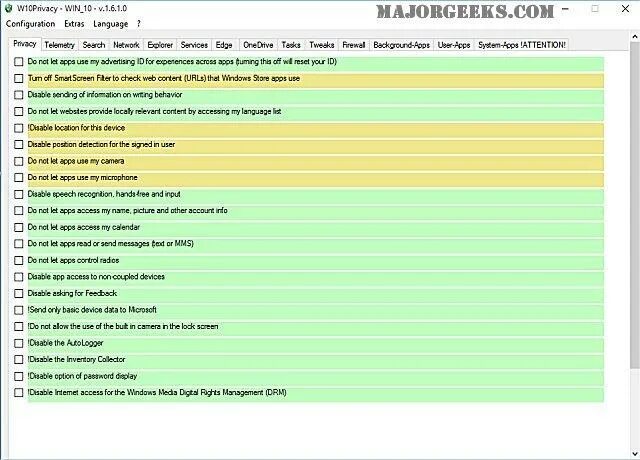 W 010. MAJORGEEKS Windows tweaks. Рекомендации по настройке безопасности в w10privacy картинки. Dreambot w10. Task ('w10 uses Robot;.