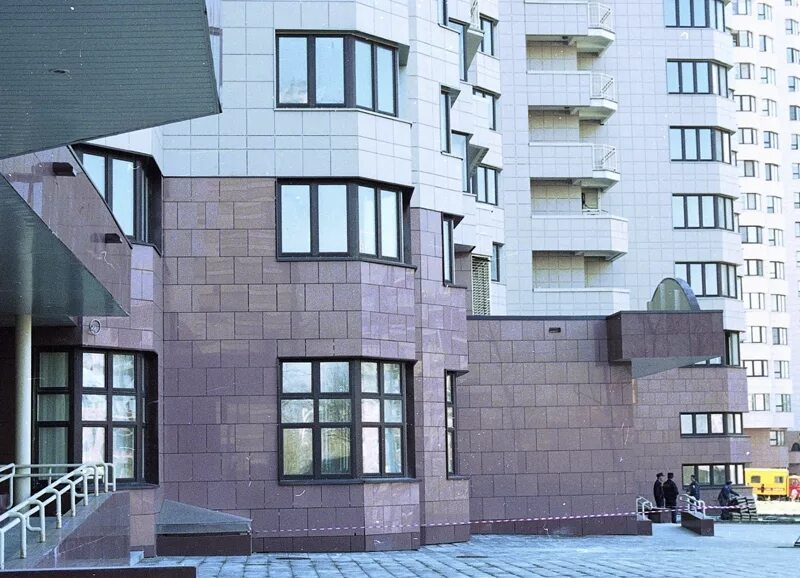 Облицовка многоэтажных зданий