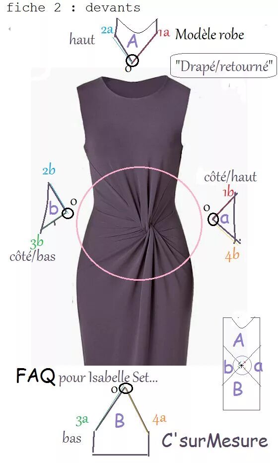 Платье с узлом на талии выкройка Anastasya Korfiati (@a_korfiati) * Instagram photos and videos Dress sewing patt