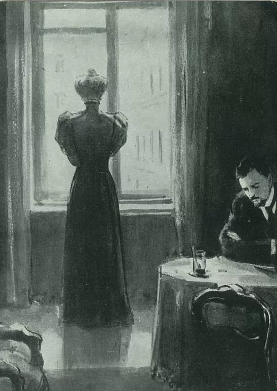 Дама с собачкой читать краткое содержание. Чехов о любви иллюстрации. иллюстрации к произведению чехова о любви. чехов а.п. &quot;дама с собачкой&quot;. чехов о любви иллюстрации к рассказу.