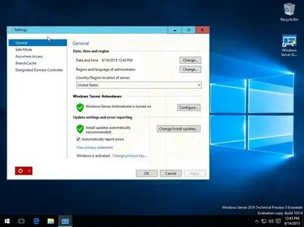 Какой windows на сервер