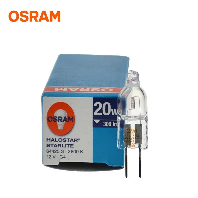 Osram 12v 20w. Лампа галогенная 64425 12v 20w g4 Osram. Галогенная лампа g 4 Osram 12 v 20w. Лампа галогенная Osram Halostar Standard 64425, g4, t10, 20вт. Лампа Osram Halostar.