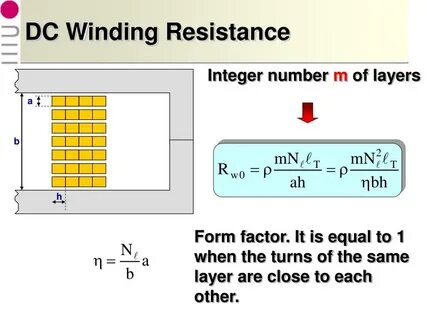 Winding resistance