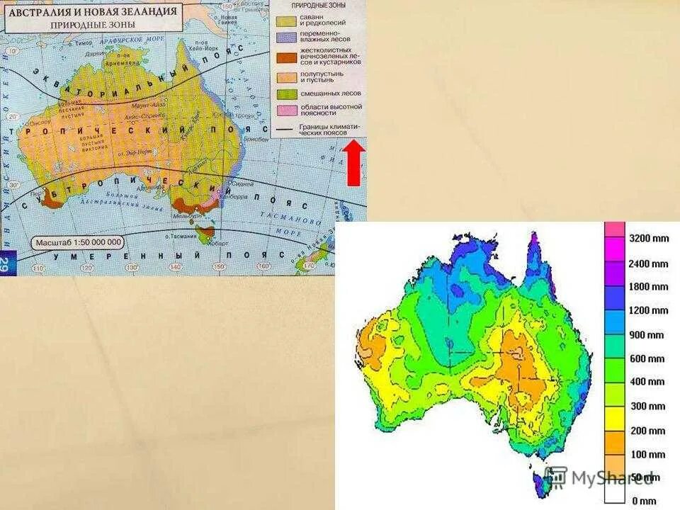 Климат и природные зоны Австралии. Карта природных зон Австралии. Карта природных зон Австралии крупным планом. Карта климатических зон Австралии. По климатической карте австралии определите