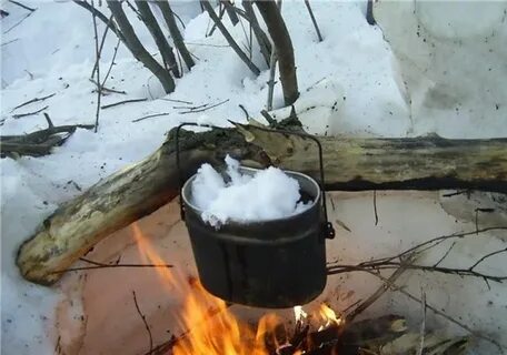 Топить водой