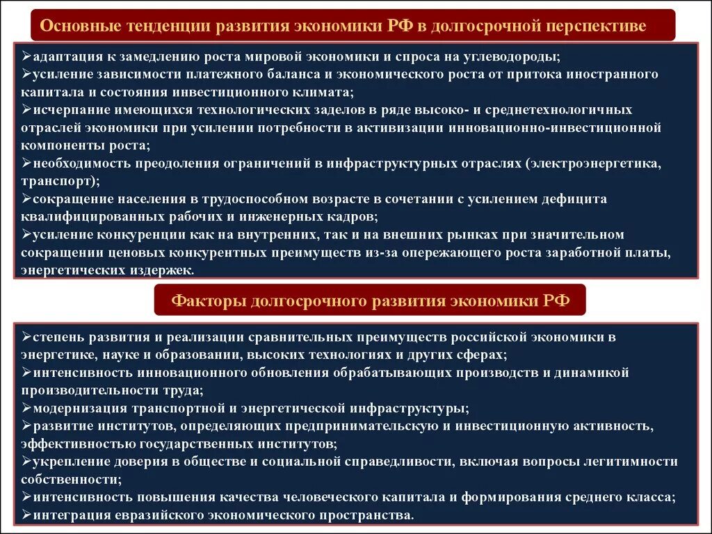 Мировая экономика перспективы. Тенденции развития экономики России. Основные тенденции общемирового экономического развития. Перспективы России в свете главных тенденций общемирового развития. Основные направления развития экономики России.