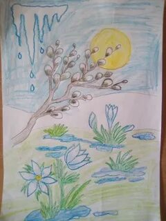 Весне дорогу рисунок