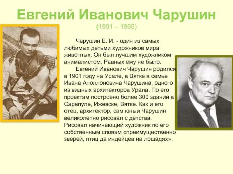 Е и н чарушины