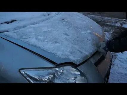 Примерз капот как открыть