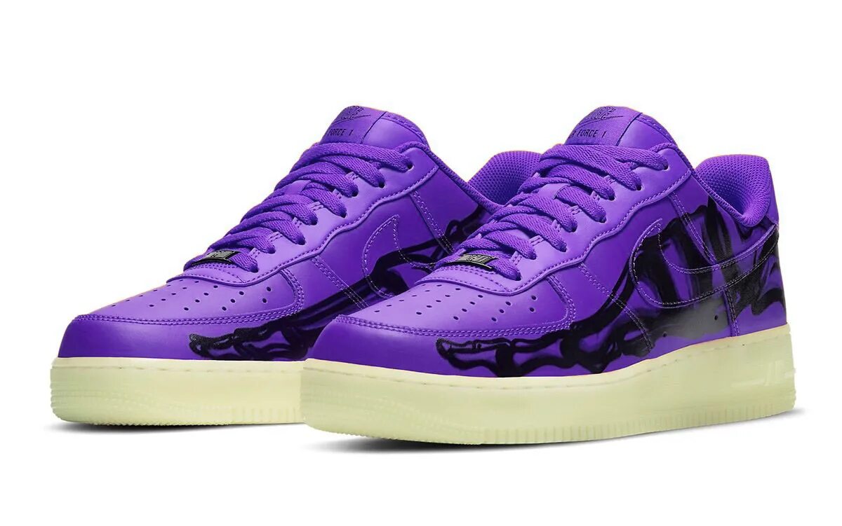 Nike Air Force 1 Skeleton Purple. Nike Air Force 1 Low Skeleton Purple. Nike af1 Low Skeleton Purple. Nike Air Force 1 Low '07 QS Purple Skeleton Halloween (2021).