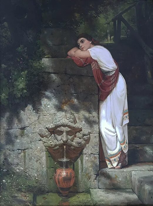 Источник картина. Картина у источника Генрих семирадский. Кирилл Кангин художник. Кангин Федор Михайлович художник. Федор Кангин картины.
