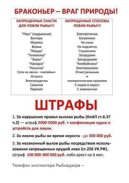 Наказание за ловлю рыбы. Штраф за браконьерство рыбы за рыбу. Сумма штрафа за рыбу. Ограничения на лов рыбы. Таблица штрафов за вылов рыбы.
