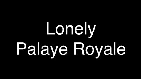 Lonely текст