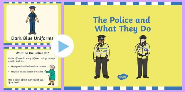 What does a Police Officer do?. Poems about Professions for Kids. Police do или does. What does Police Officer do for Kids.