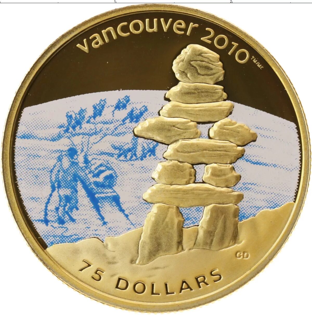 75 Долларов Канада Ванкувер 2010.