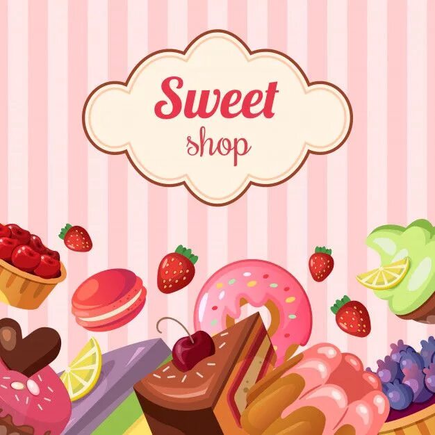 Sweet shop. Магазин сладостей картинки. Магазин сладостей рисунок. Магазин сладкого иллюстрации. Магазин сладостей картинки для детей.