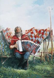 Играющий на гармонике