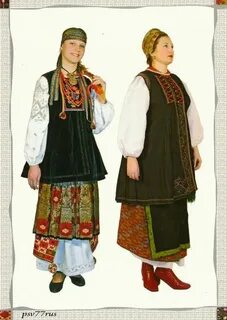 Народные костюмы донбасса
