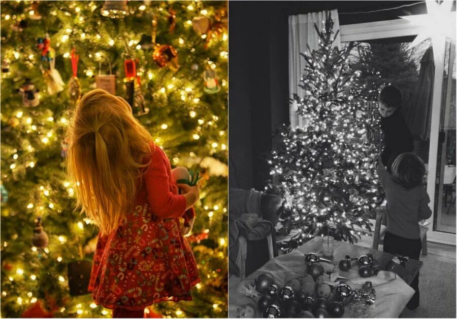 Хочется нового года. Новогоднее чудо. Девушка наряжает елку. Блондинка у елки. Рыжая девушка наряжает елку.