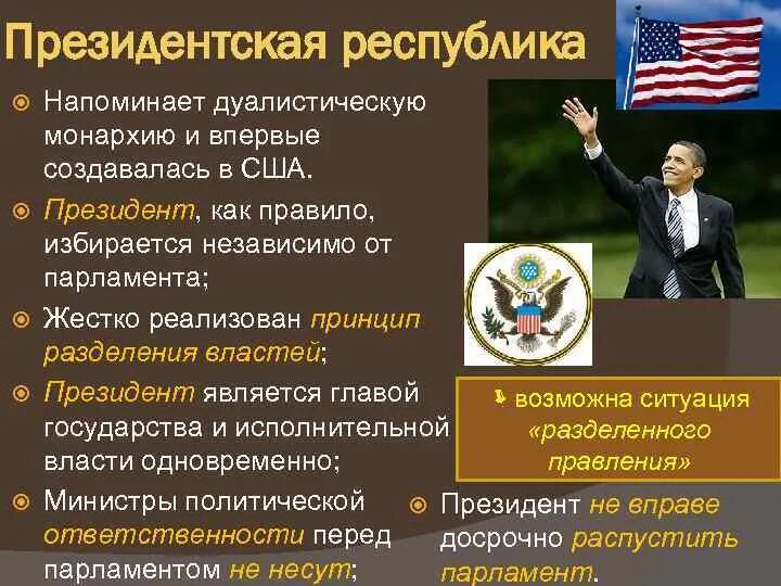 Форма правления президентская Республика. Глава государства США форма правления. Президентская форма правления это.