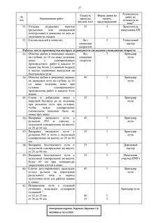 Работы скорости пропуска