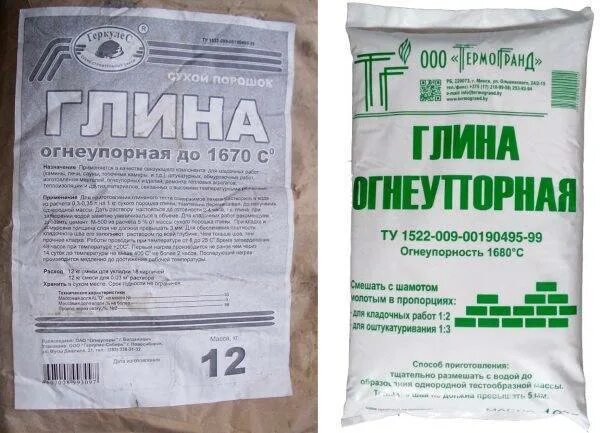 Соотношение глины