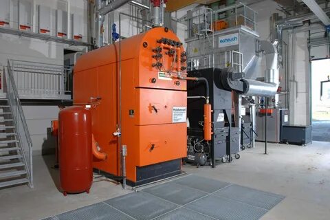 Газовый котел на предприятии