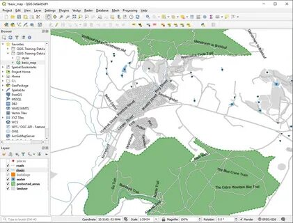 Как сделать карту в qgis