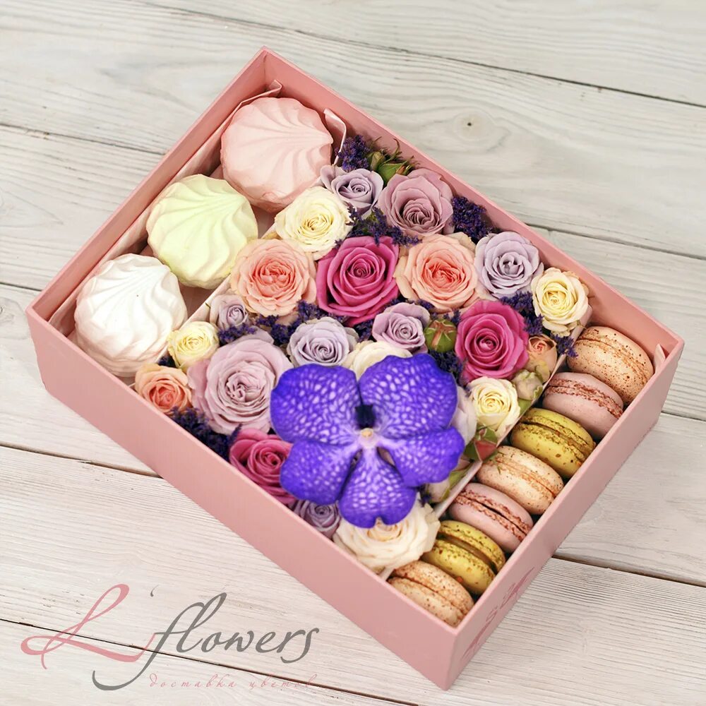 Коробки с цветами и сладостями. Сладкие коробочки с цветами. Цветы со сладостями в коробке. Цветы и сладости в коробочке. Цветы в коробке с конфетами