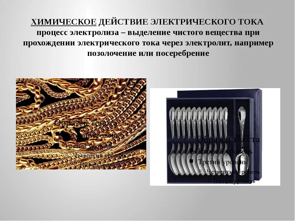 Химическое действие тока