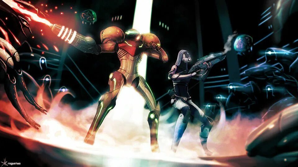 Crossover effect. Metroid crossover dead space. фан арты метроид. dark samus.